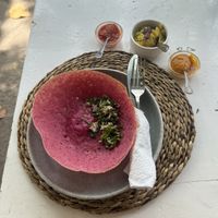 Beetroot Hopper  at Duni's Hoppers in Dikwella