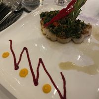 Cauliflower with Spinach Sauce  at Trio in Kalkan