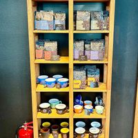 Available wares  at Tucano Coffee in Bucharest