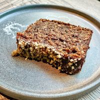 Banana bread  at Tucano Coffee in Bucharest