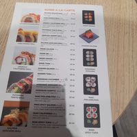 Menu2 at Japanos Athenaeum in Bucharest