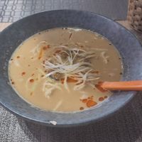 Veggie tantan ramen at Japanos Athenaeum in Bucharest