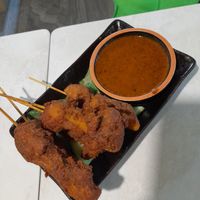 Satay at Red Apple 红苹果素食 - Tampines in East Singapore