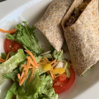 Veganer mexikanischer Wrap  at Cafe Restaurant Am Flugplatz in Wyk Auf Foehr