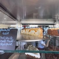 Kuchenvitrine  at Cafe Restaurant Am Flugplatz in Wyk Auf Foehr