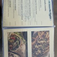 Große vegane Auswahl  at Cafe Restaurant Am Flugplatz in Wyk Auf Foehr