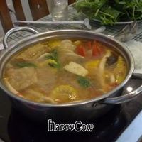 Hot pot/steam boat at Ho Tay in Hanoi