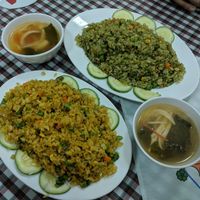 2 kinds of fried rice at Ho Tay in Hanoi