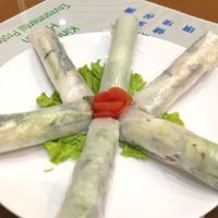 very yummy spring rolls at Ho Tay in Hanoi