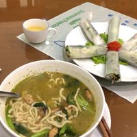 veggie noodle at Ho Tay in Hanoi