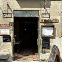 Bar entrance  at La Viga in Santillana Del Mar