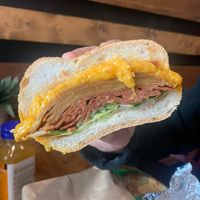 Vegan Turkey club  at Empire Bagels in Harrison