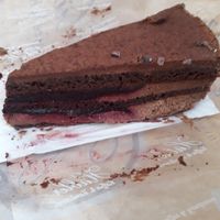 Chocolate cassis cake at Hübler Kaffee - Konditorei in Vienna