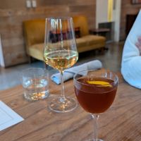 Toronto cocktail at Little Saint in Healdsburg