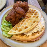 Nashville waffle at Little Saint in Healdsburg