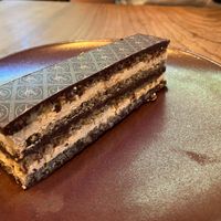 Opera cake at Little Saint in Healdsburg