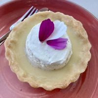 THE BEST LEMON TART EVER 🍋 💛  at Little Saint in Healdsburg