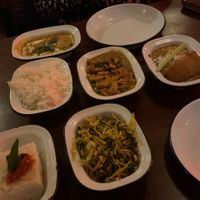 Selection of dishes   at The Coconut Tree in Birmingham