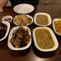 Combination of dishes   at The Coconut Tree in Birmingham