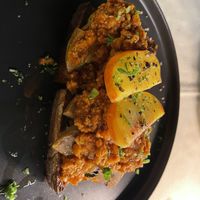 seitan main dish  at La Vista in Varenna