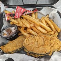 Fish n chips at Tamarind Island Grille in Huntsville