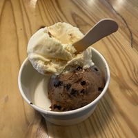 Chocolate and cookies and Gulupa  at ORSO in Bogota