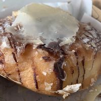 Vanilla and custard doughnut   at Belén Vegan Bakery in Wellington