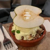 Vegan apple crumble at Flow Yoga & Food in Delft