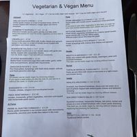 Menu  at Pasta Di Piazza in Birmingham