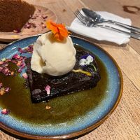Sticky toffee pudding at Wild Cafe in Marsden