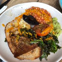 Vegan breakfast at Peel Street Social in Marsden
