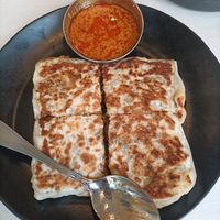 murtabak  at Gopal's The Holy Cow in East Singapore