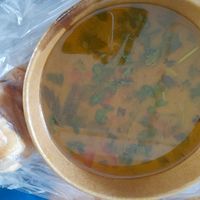 Meal maker soup with french loaf aka soup mock kambing at Gopal's The Holy Cow in East Singapore