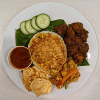 Vegan Rendang Rice Set at Gopal's The Holy Cow in East Singapore