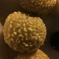 Sesame red bean dessert at Phoenix Garden in Richmond