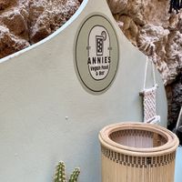 Part of the alleyway seating    at Annie's in Rhodes