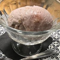 Strawberry cheesecake ice cream   at Annie's in Rhodes