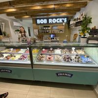 There are 4 gelatos for vegans to choose from and a wide range of ice creams for vegetarians.  at Bob Rock's in Zadar