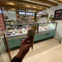 I had the lemon gelato - it was nice! The wafer and cone are vegan too.  at Bob Rock's in Zadar