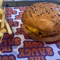 The dzouble cheese  at The Saucy Cow in Dublin