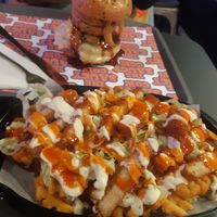 Loaded fries at The Saucy Cow in Dublin