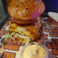 Buckfast BBQ Burger at The Saucy Cow in Dublin