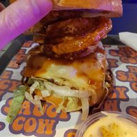 Buckfast BBQ Burger  at The Saucy Cow in Dublin