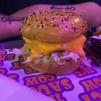 Big Wap Burger #Veganuary at The Saucy Cow in Dublin