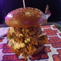 Mushroom burguer at The Saucy Cow in Dublin