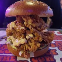 Mushroom burguer at The Saucy Cow in Dublin