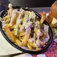 Garlic parm fries   at The Saucy Cow in Dublin