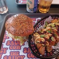 Big Wap and fried tofu at The Saucy Cow in Dublin