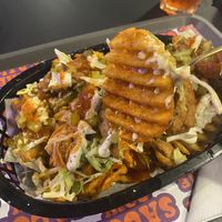 Waffle fries   at The Saucy Cow in Dublin