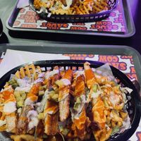 loaded waffle fries   at The Saucy Cow in Dublin